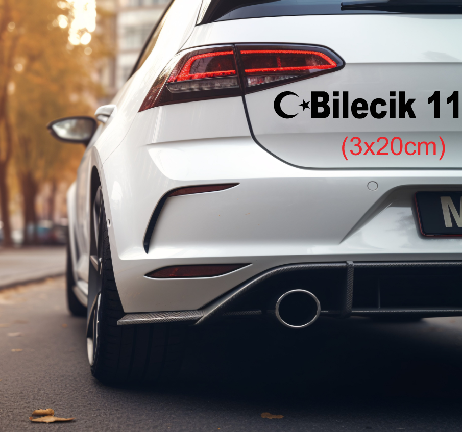 Memleket Plaka Aufkleber Sticker deine Heimat Türkei Kennzeichen Bilecik