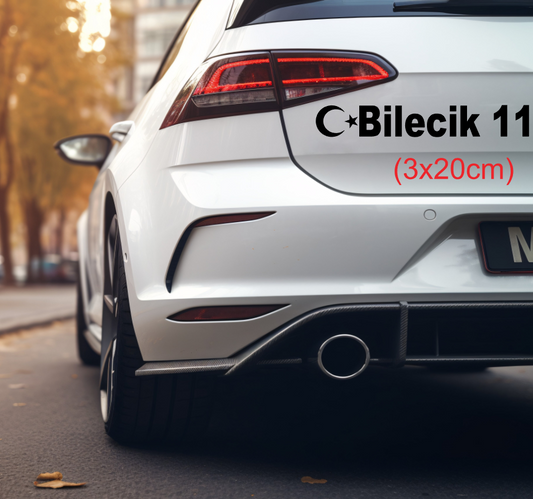 Memleket Plaka Aufkleber Sticker deine Heimat Türkei Kennzeichen Bilecik
