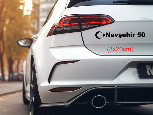 Memleket Plaka Aufkleber Sticker deine Heimat Türkei Kennzeichen Nevsehir
