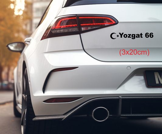 Memleket Plaka Aufkleber Sticker deine Heimat Türkei Kennzeichen Yozgat