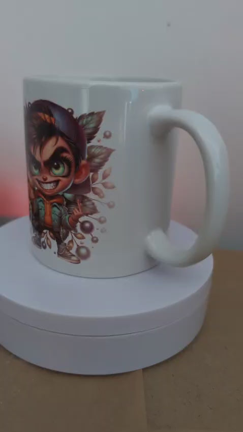 Kaffeetasse ach wie gut das niemand weiß auf wem ich scheiß Junge  Motiv 31