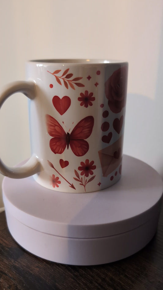 Kaffeetasse PS ich liebe dich Spruch Motiv 133