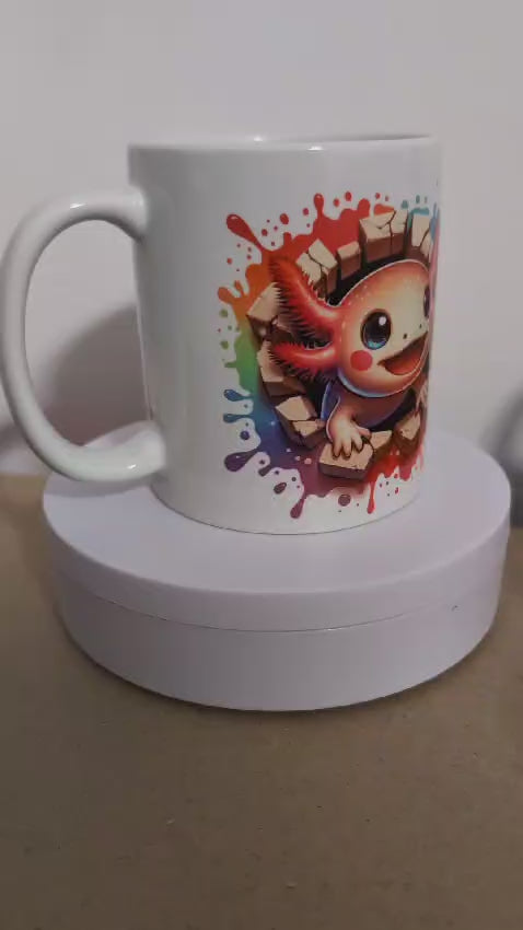 Kaffeetasse Axolotl Fisch Aquarium Motiv 44