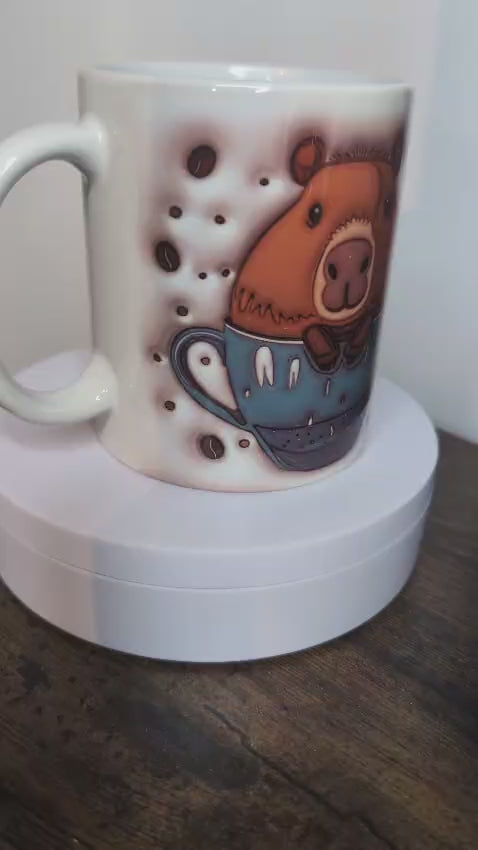 Kaffeetasse Wasserschwein Keep calm and drink Coffee  Motiv 105