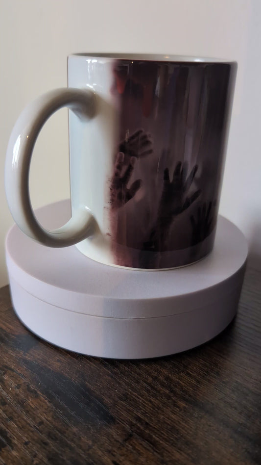 Kaffeetasse Horror Hände Geister Spruch Motiv 141