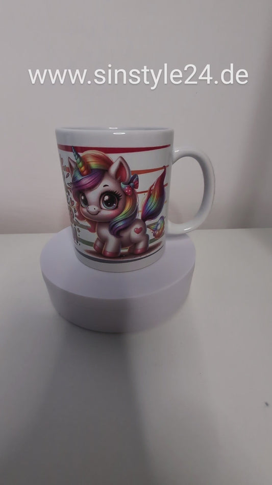Kaffeetasse Unicorn Einhorn Zucker Pupsen Motiv 71