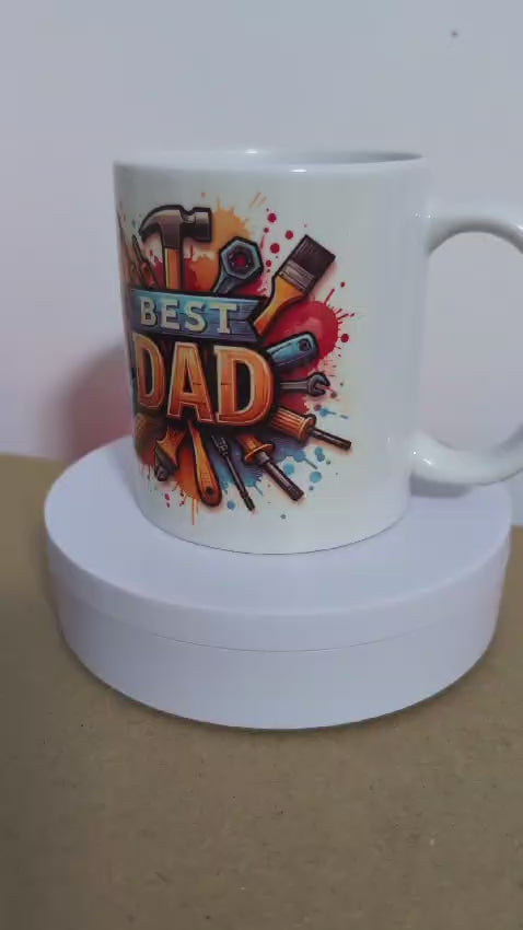 Kaffeetasse Best Dad Bester Papa Vater Werkzeug Motiv 58