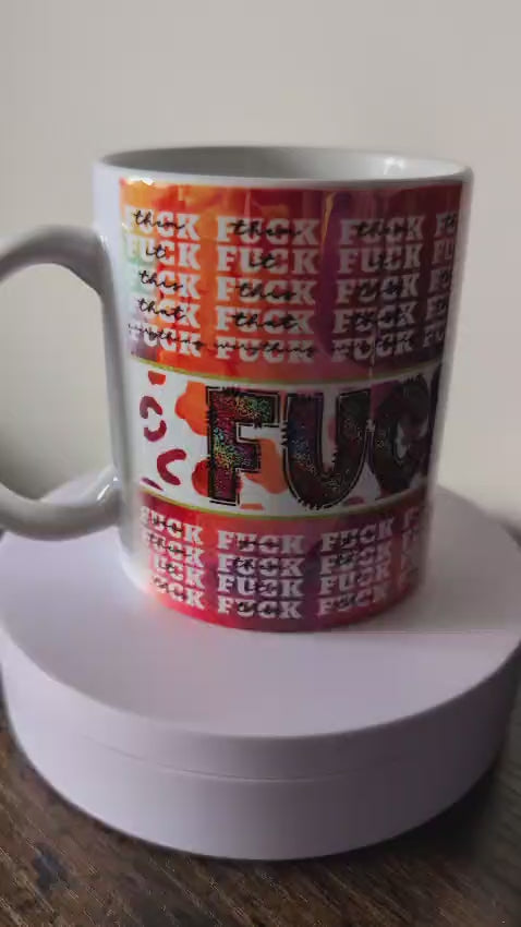 Kaffeetasse Fuck Spruch Motiv 107