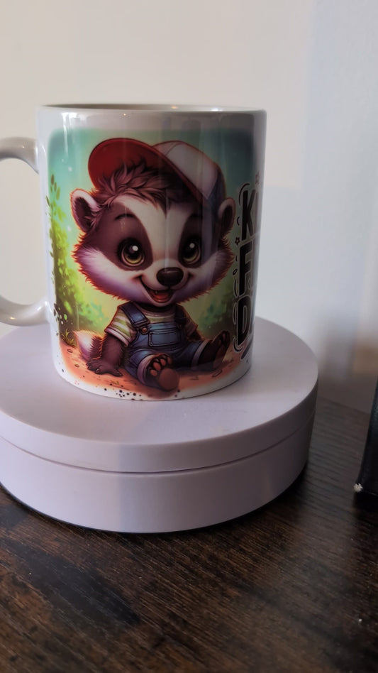 Kaffeetasse kleiner frech Dachs Spruch Motiv 143