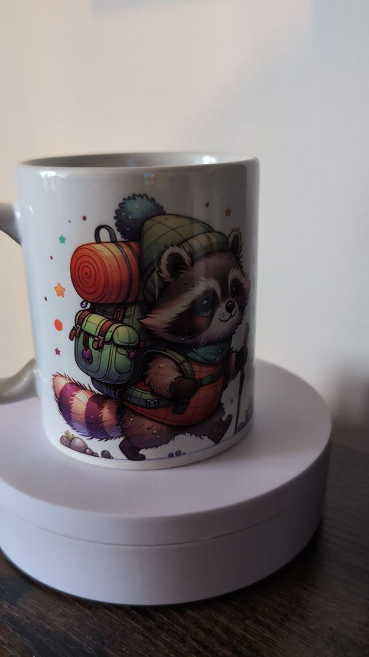 Kaffeetasse wandern ist meine Therapie Spruch Motiv 132