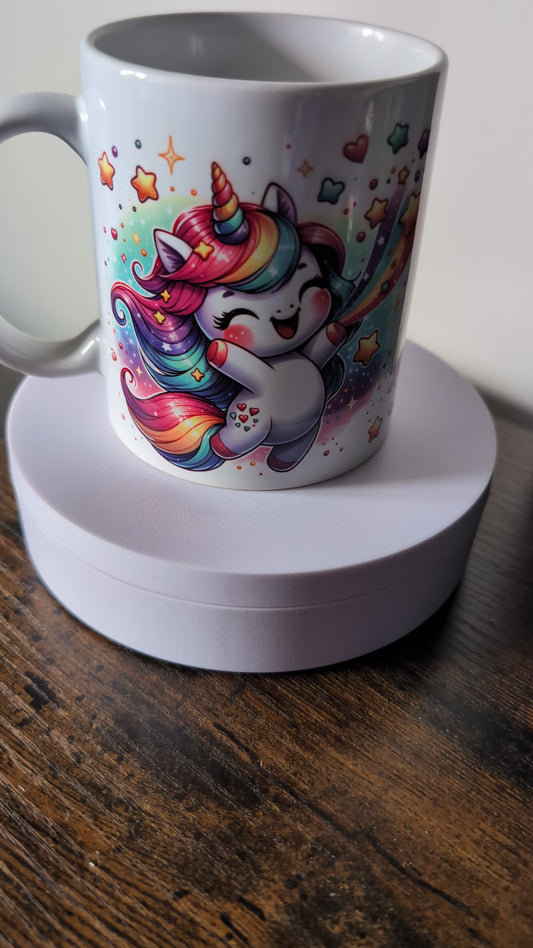 Kaffeetasse Einhorn genervt ? Streu Glitzer drauf Spruch Motiv 119
