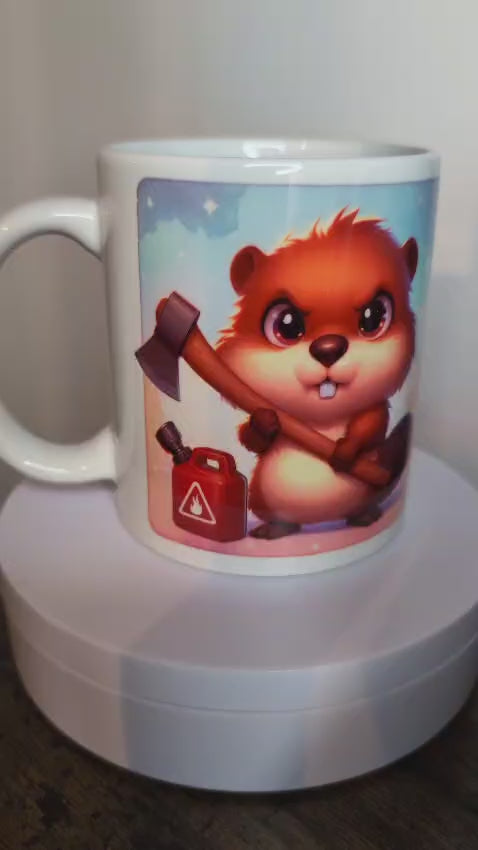 Kaffeetasse meine Laune schwankt zwischen Axt und Benzin Motiv 77