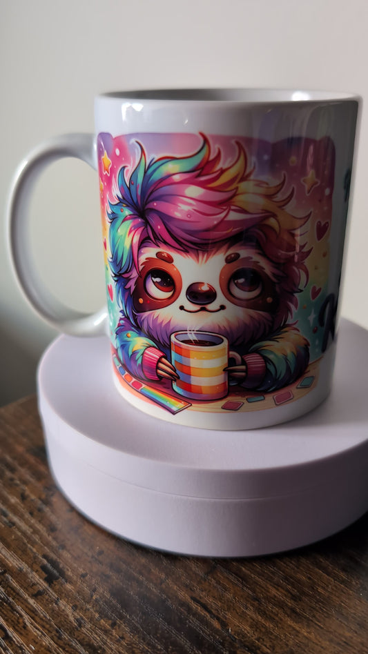 Kaffeetasse Faultier nicht mein Tag aber mein Kaffee Spruch Motiv 118