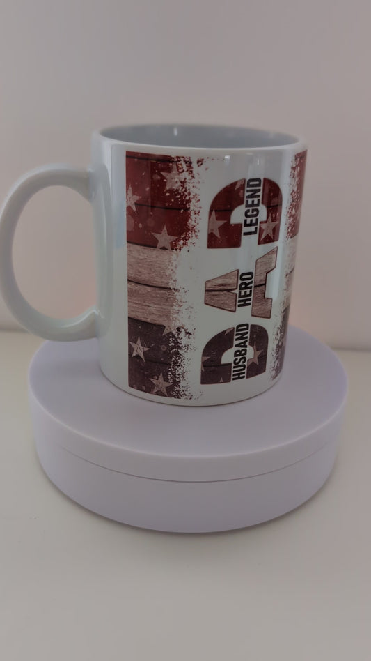 Tasse DAD Husband Legend Papa Vater Motiv 82