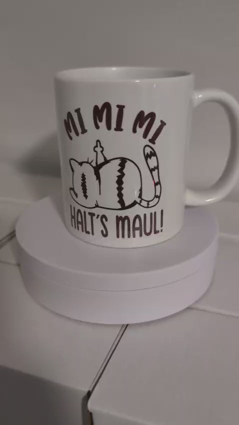 Kaffeetasse mimimi halts Maul Motiv 13
