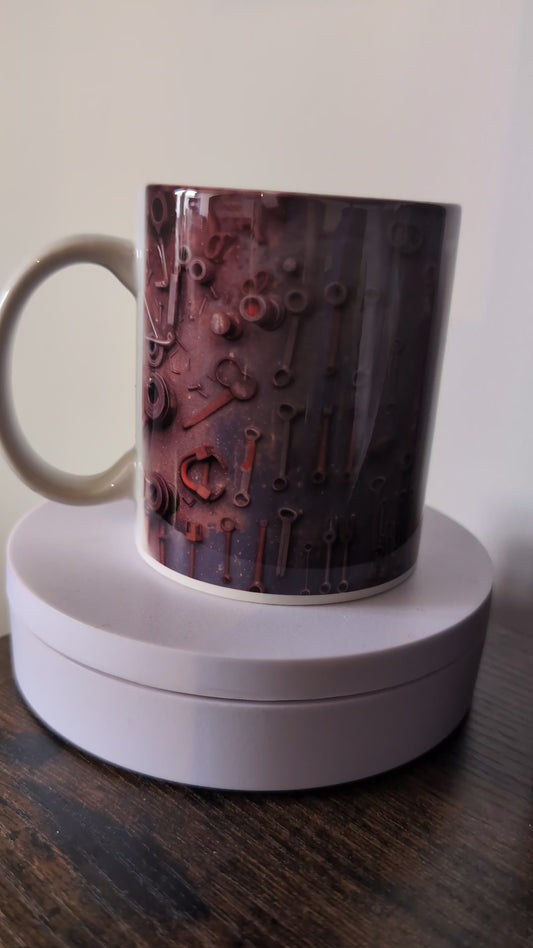 Kaffeetasse Garage Männer Papa Werkzeug Auto Spruch Motiv 140