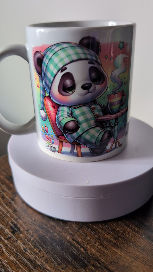 Kaffeetasse  Bär heute bin ich nur für Kaffee zu haben Spruch Motiv 120