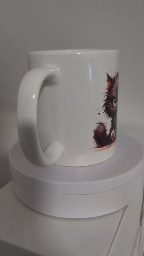 Kaffeetasse Katze ich hasse Menschen Motiv 17