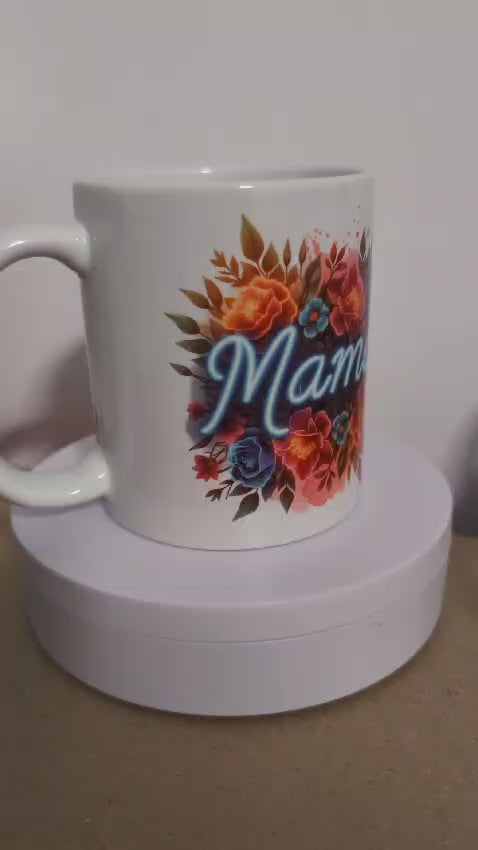 Kaffeetasse Best Mum Mama Mutter Blumen Motiv 45
